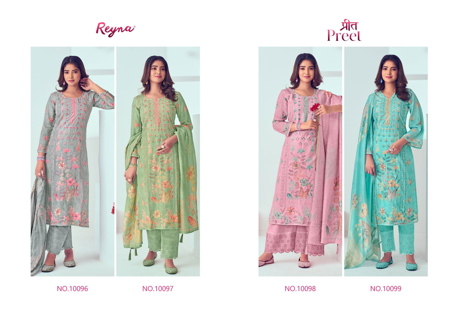 Preet By Reyna Linen Printed Wholesale Dress Material Suppliers In Mumbai